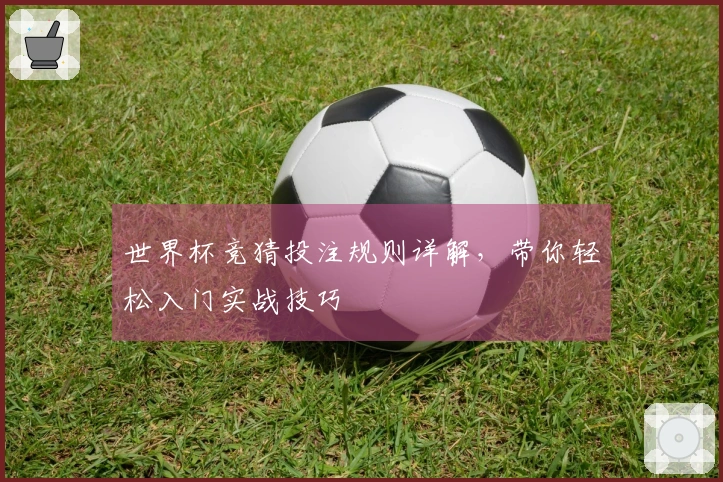世界杯竞猜投注规则详解，带你轻松入门实战技巧