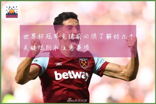 世界杯冠军竞猜前必须了解的几个关键规则和注意事项