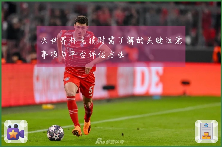 买世界杯竞猜时需了解的关键注意事项与平台评估方法
